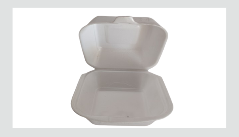 Стиропорен сад со капак Мод 207 за прилози и помали оброци 8x8x7cm