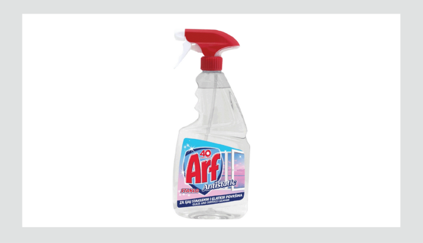 Arf Antistatic средство за чистење стакло и огледала 750ml