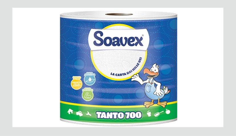 Soavex 700гр професионална кујнска ролна 75м 350 листови